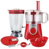 Processador de Alimentos All In One Citrus 2 Velocidades + Pulsar 800W Vermelho 110V -Philco