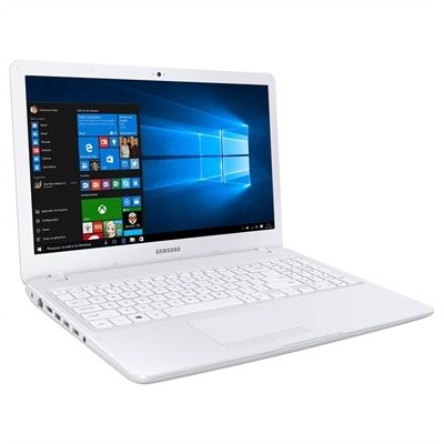 X Notebook Samsung Dual Core NP300E5M-KFBBR, Tela 15.6", 4GB RAM, HD 500GB, Windows 10, Branco (Emb.