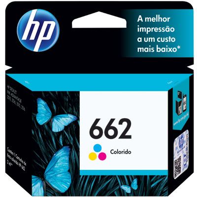 X Cartucho HP 662 CZ104AB Color para 1516 2516 3516 2546 3546 (Emb. contém 1un.)