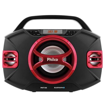 Caixa Amplificadora Philco PHT100 100W USB Bluetooth Bivolt