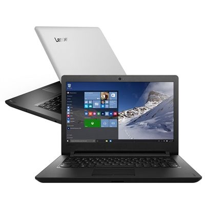 X Notebook Lenovo Intel Celeron N3060, IdeaPad 110-14IBR 80UJ0000BR, Tela 14", 4GB RAM, HD 500GB, W