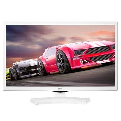 X TV 23.6" LCD LED 24MT49DF-WS DTV Entrada HDMI USB AV Branco (Emb. contém 1un.) - LG